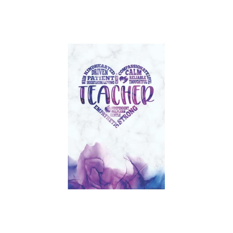 Teacher Appreciation Gift - a Blank Lined Journal with Heart