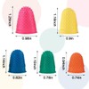 Pack of 10 Rubber Finger Cushions, Fingertip Protection, Hot Glue