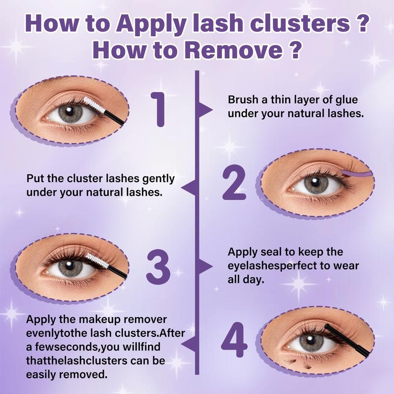 B&Q LASH l 30D+40D Lash Kit l Natural Look Long
