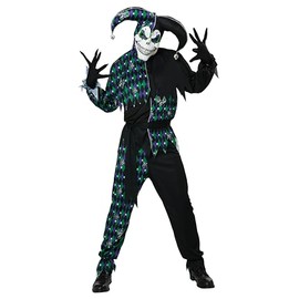 California Costumes, Men's Deadly Jester, Size M