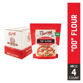 Bob's Red Mill 00 Flour Premium Italian-Style, 48oz (Pack of 4) - Non GMO, Vegan, Kosher