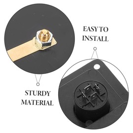 SHINEOFI 2pcs Speaker Terminal Connector Durable Speaker Box Terminal Cup Adapter for Subwoofer Enclosure Easy Setup for Stage Shows Music Concerts and Business Meetings