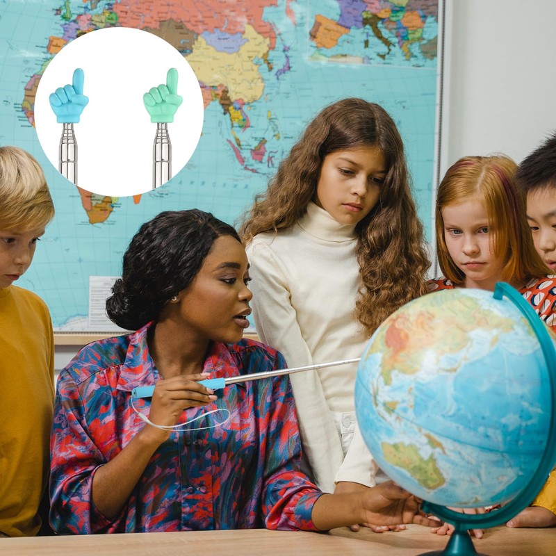 4pcs Telescopic Teachers Pointer, Pointer Sticks with Lanyard, Extendable Hand