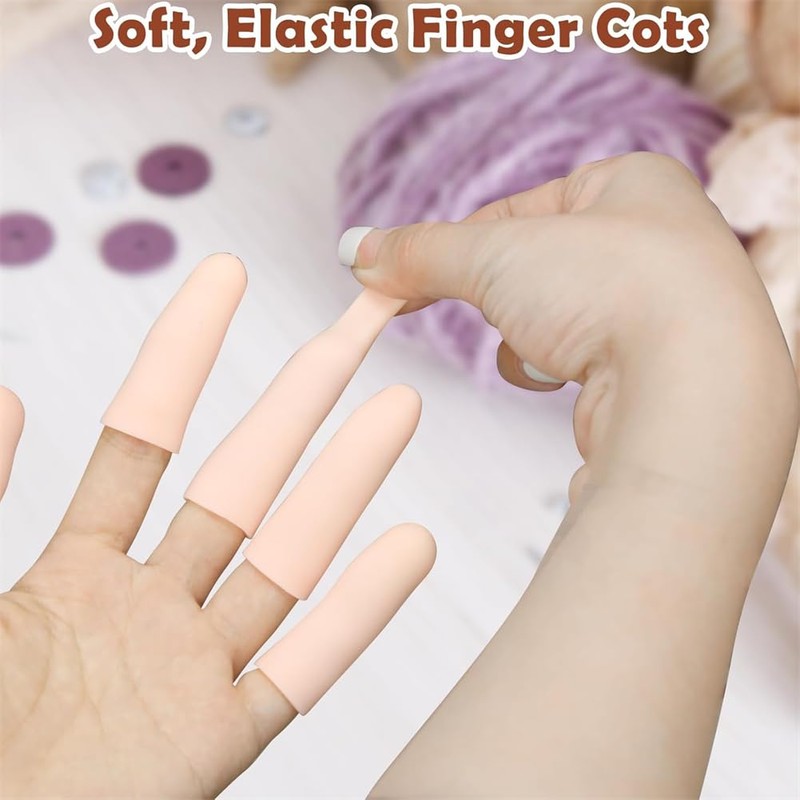 10 PCS Gel Finger Cots, Finger Protector Support, New Material