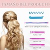 30 Piezas Rodillo de pelo sin calor,Cinta de pelo sin