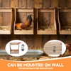 2 Pack Wooden Chicken Nesting Box for Laying Eggs, Hen