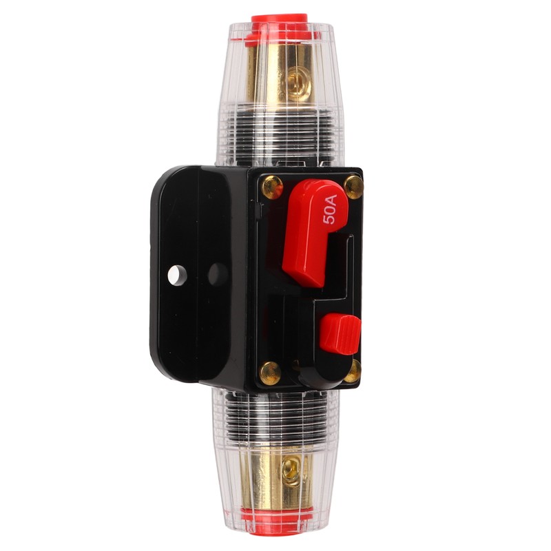 12‑24V Inline Circuit Breaker with Manual Reset Fuse Holder Battery