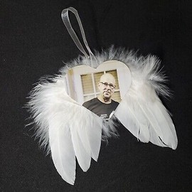 Unbranded Christmas/ Car Ornament Angel Wings - Sublimated Photo