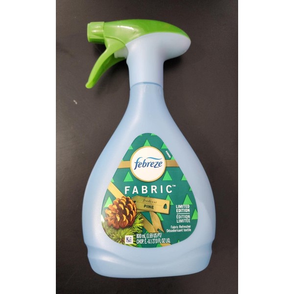 Febreze Fabric Refresher Spray - Fresh-Cut Pine - Holiday Scent -1 Bottle 27 OZ