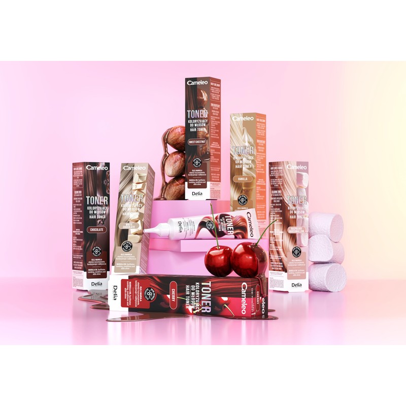 Cameleo - Toner Colorante per Capelli Vaniglia, Toner Lavabile Senza