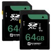Synergy Digital 64GB Secure Digital SDXC UHS-I Memory Cards, Compatible