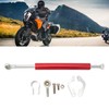 Motorcycle Steering Damper, 13in Universal Aluminum Motorcycle Steering Damper Stabilizer,