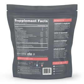 NutraOne HydrateOne, Electrolyte Drink Mix On-The-Go | Watermelon, 30 Servings