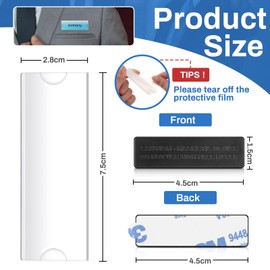 50 Pack Name Badge Magnets Kit Acrylic Magnetic Name Tag Holders Magnetic Name Badge Holders with Blank Printable Paper Inserts 3 Magnets Clear Adhesive ID Holder for Business Events School Office