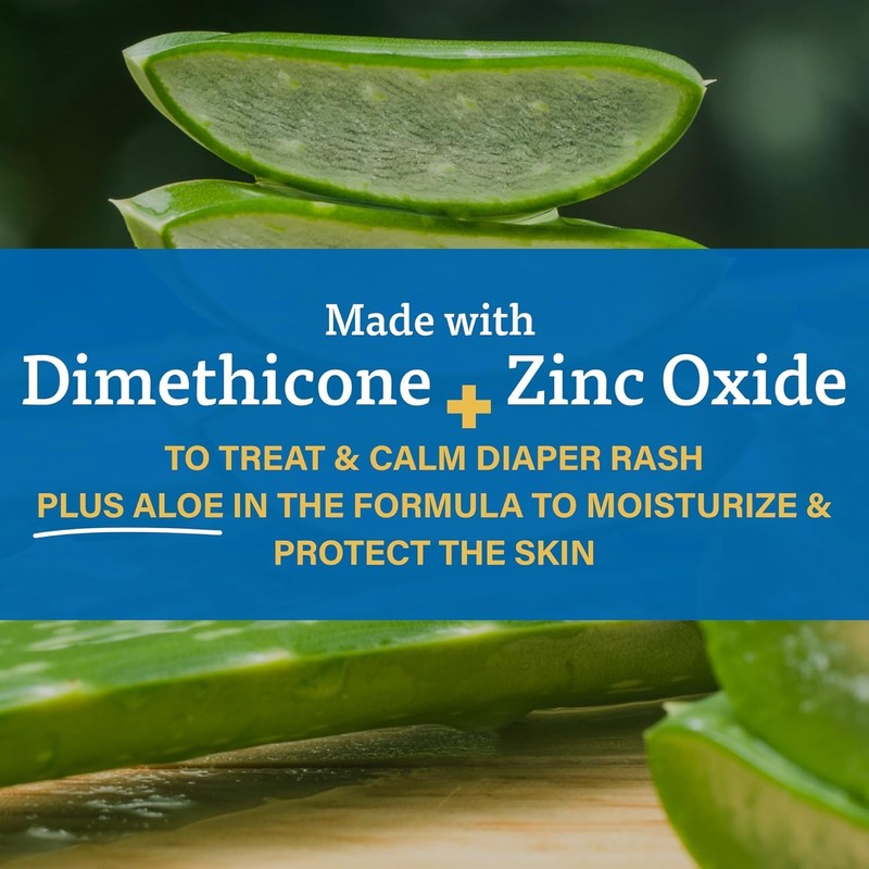 A+D Diaper Rash Cream, Dimethicone Zinc Oxide Cream - 4