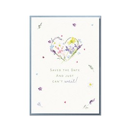 Saved The Date And Just Can't Wait. Lovely RSVP, Wedding Invitation Acceptance Card