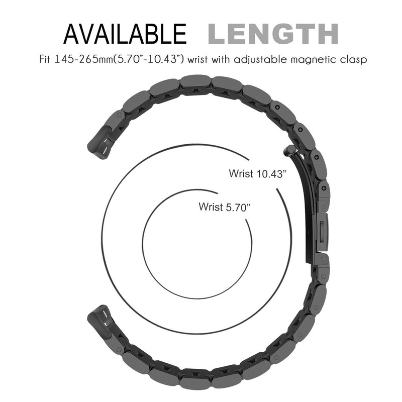Compatible with iTouch Air 3 Bands, Giaogor Stainless Steel Metal