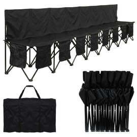 Zettfuly Soccer Bench for Team - Portable Folding Bench Seats for Sports