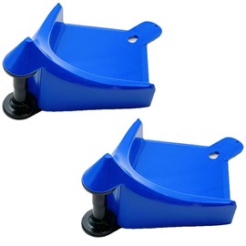 Miecux Car Hose Guides for Detailing – 2 Pack Durable Tire Hose Rollers to Stuck Hoses and Ropes During Car Washing Blue, Prevents Hose Tangling & Damage， Essential Car Wash Accessory