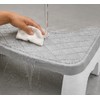 Waterproof Toilet Foot Stool, Compact Bathroom Squatting Stool with Non-Slip