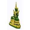 BUDDHO Emerald Buddha Statue 6" H. Knee to Knee 2