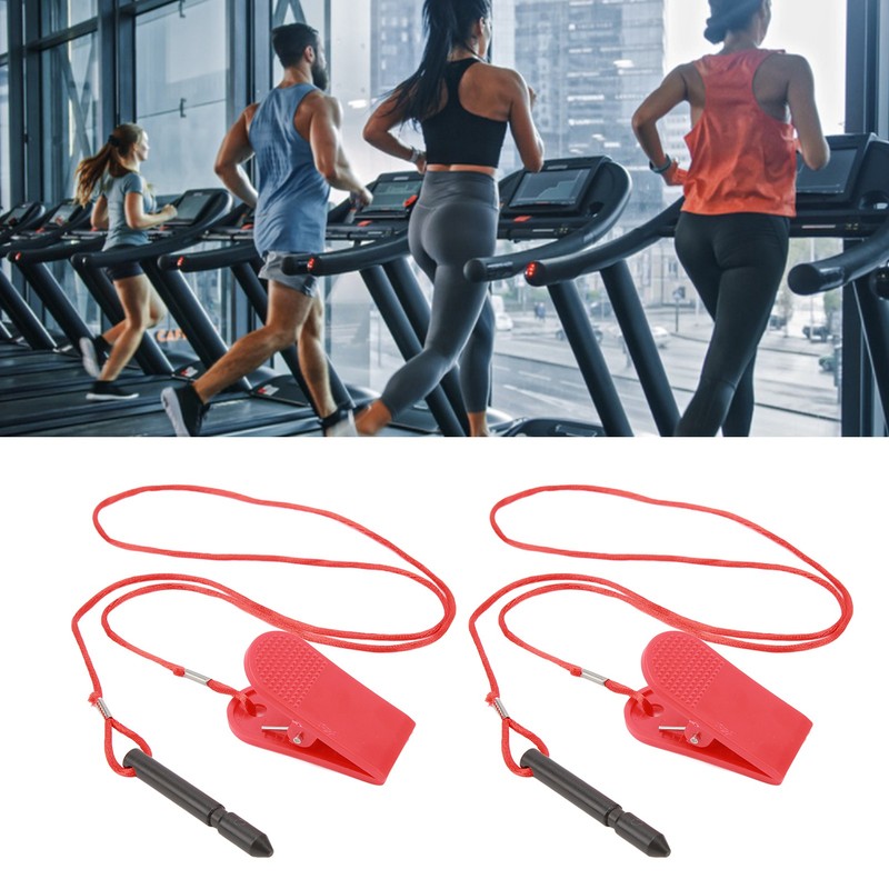2Pcs Treadmill Safety Key Running Machine Safety Switch Safety Lock