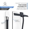 GÜTEWERK Shower Squeegee for Glass Doors, Silicone Window Squeegee, Bathroom