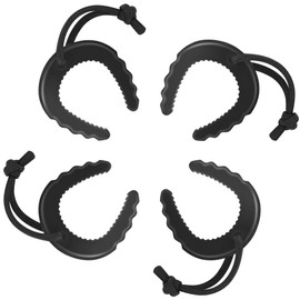 Crosize 8 Pack First Responder Door Stops, Door Jam for Law Enforcement, Police, Emergency Medical Services, Black Door Stoppers Wedge