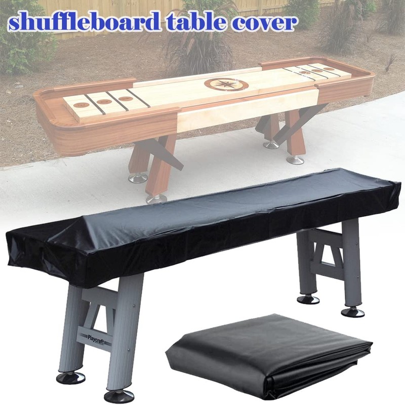 SUSURE 9FT Shuffleboard Table Cover Waterproof Game Table Covers for