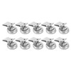 10Pcs Force Magnet Magnetic Clip L40 Axe Stainless Steel 32mm