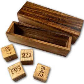 Creative Crafthouse Heath's Deciphering Dice Di-Ciphering Trick - Magic Dice for Amazing Number Predictions