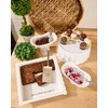 Mud Pie Brownie Baker Set, White