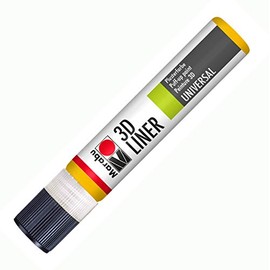 Marabu 621 25 ml 3D Liner, Medium Yellow