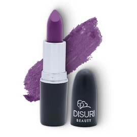 DISURI Beauty Matte Bullet Long Wear Lipstick - Vegan and Cruelty-Free Lip Matte Lipstick - Smudge and Waterproof Matte Lipstick with Moisturizing Formula - All Day Comfort - (Amethyst Whisper #26)