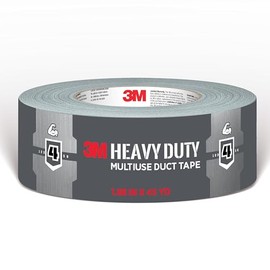 3M Heavy Duty Duct Tape, 1.88in x 45yd, 1 Roll, Multi-Surface, Temporary Solutions for Sealing, Holding, and Reinforcing, Tear by Hand Vertically and Horizontally, Staple for Every Toolbox (2145)