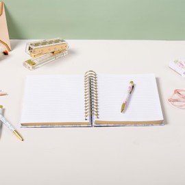 Laura Ashley Heirloom Cottage Spiral Writing Journal | 256 Pages | Sturdy Hardcovers, Gilded Edge Pages, Double Wire Spiral (A5-6-x-8 Inches)