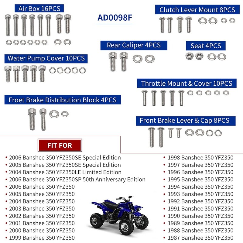 GOLKNHA 673 PCS 304 Stainless Steel Bolt & Screw Kit