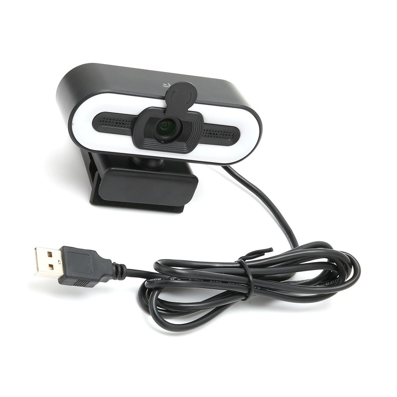 Webcam USB2.0 1080P HD 30FPS High Resolution LED Light PC