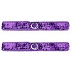 Allegra K Women Thin Elastic Waist Belt Sequin Decor Stretchy