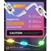 POOFZY Permanent Outdoor Lights for House, 150ft RGB+IC Smart Outdoor