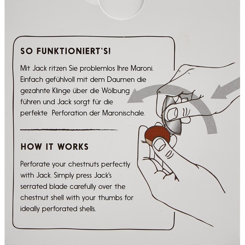 Take2 Jack 29001 Chestnut Scorer / Slicer Stainless Steel