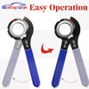 4Pcs Universal Coilover Spanner Wrench Set, Shock Wrench Adjustable Spanners