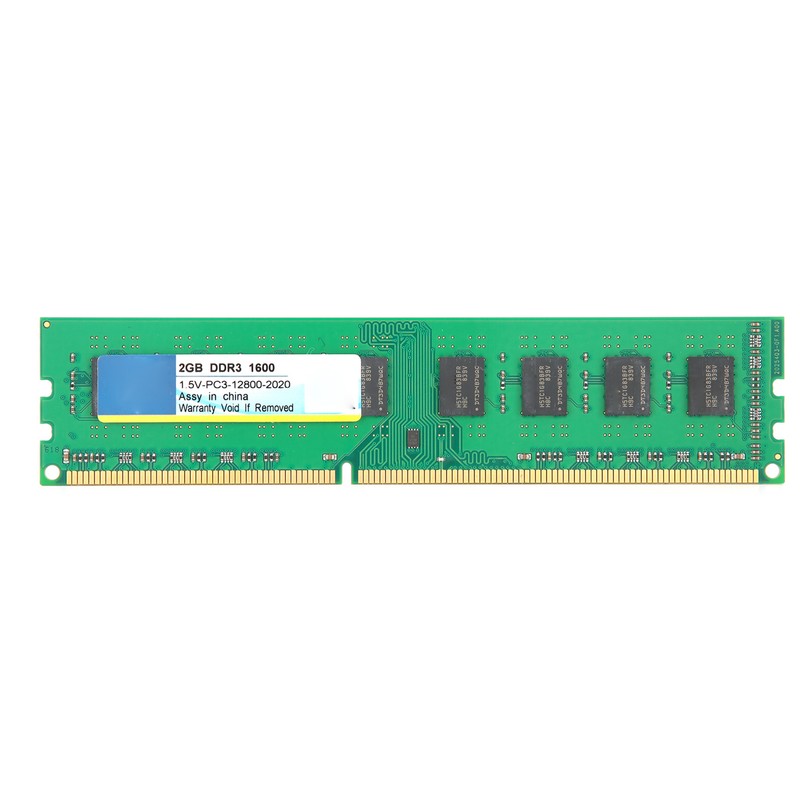 Xiede Desktop Computer Memory Bar Module DDR3 2GB 1600Mhz PC3‑12800