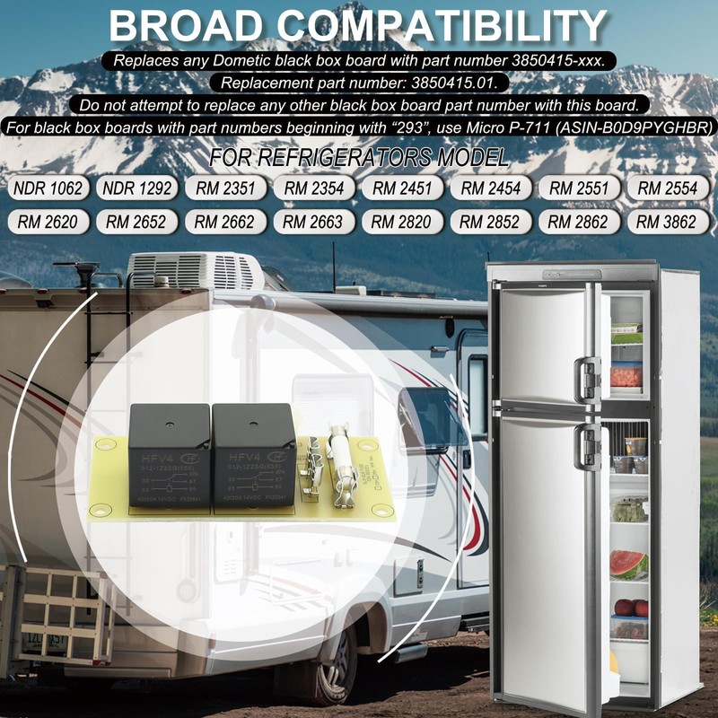 RV Slide Out Relay Control Board 14-1130, 140-1130 Replace #246063