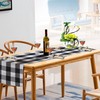 JOYIN 14 × 108” Christmas Table Runner, Buffalo Check Collection