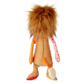 SIGIKID 42844 Soft Toy Lion Patchwork Sweety Cuddly Toy for Playing and Cuddling Soft Material Mix for Babies and Children, Boys and Girls from 0 Months to 8 Years Multicoloured / Lion 32 cm
