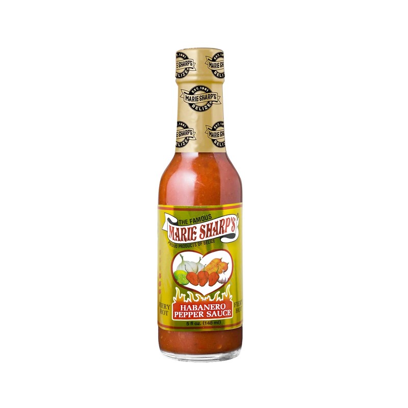 Marie Sharp’s Fiery Hot Habanero Pepper Sauce, 5 oz –