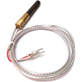 750mv (24" Aluminum) Thermocouple for Heat Glo Heatilator,Fireplace Thermopile Parts,Fireplace Stove Accessories for Fire Gas Stoves Heat,Glo Gas Stoves Oven, Water Heater,Frying Furnace