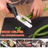 XGIZMOO Vegetable Scissors Slicer Cutter,Quick Release/Install Kitchen Shears Cutting Board