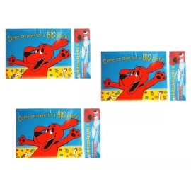Unique Clifford Birthday Party Supplies Party Invitations with Envelopes - 24 Count